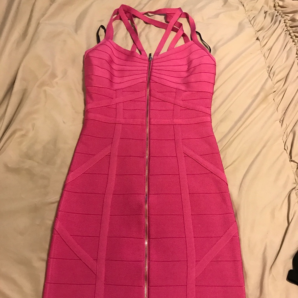 Pink BeBe dress
